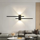Axyaa Modern Black Wall Lamp Set - Ideal for Living Room, Bedroom, Corridor