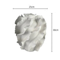 Axyaa Wavy Grain Ceramic Vase - Home Decor Floral Arrangement Accessories