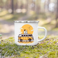 Axyaa Adventure Campfire Party Camping Mug - Mountain Handle Cup Gifts for Camper