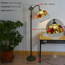 Axyaa Tiffany Stained Glass Floor Lamp - Retro American Design