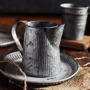 Axya Retro Wrought Iron Kettle for Home Decor, Vintage Teapots Cups & Photography Props