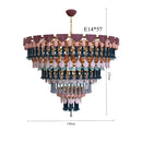Axyaa Retro Ceramic Pendant Light, LED Dining Room Fixture