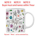 Axyaa 3D Flowers Name Mug for Mother's Day Gifts