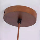 Axyaa Wabi Sabi Wood Pendant Light Yellow Travertine Table Minimalist LED Lamp