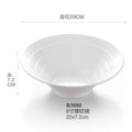 Axyaa Melamine Noodle Bowl Set - Japanese Style Ramen Bowls for Kitchen Tableware
