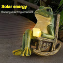 Frog Resin Solar Light for Garden by Axyaa