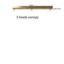 Axyaa Retro Copper Glass LED Pendant Light for Bedroom & Dining Room