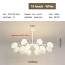 Axyaa Modern Orchid Chandeliers: Luxury LED Lighting Fixtures for Home Decor.