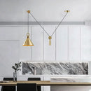 Axyaa Adjustable Hanging Pendant Lights for Indoor Decoration