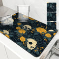 Axyaa Absorbent Anti-slip Coffee Dish Mat | Quick Dry Draining Pad for Kitchen/Bathroom