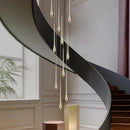 Axyaa Gold Drop Chandelier for Luxury Living Spaces