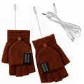 Axyaa Electric Heated Skiing Gloves Rechargeable USB Winter Hand Warmers