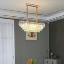 Axyaa Luxury Crystal Chandelier Pendant Lights Modern Design Indoor Ceiling Lamp