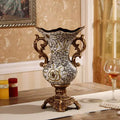 Axyaa Retro Resin Vase: Home Table Decor Ornaments for Livingroom, Hotel, Club