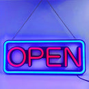 Axyaa Vertical LED Neon Open Sign - Ultra Bright for Store Promotions