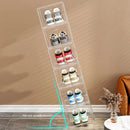Axyaa Clear Stackable Shoe Storage Organizers - Sneaker Holder Rack Bin