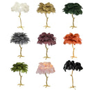 Axyaa Modern Ostrich Hair LED Floor Lamp for Hotel Living Room Lighting