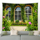 Axyaa Flower Tapestry: Garden Wall Hanging and Outdoor Home Decor