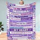 Axyaa Vintage-Inspired Flannel Throw Blanket - Soft Love-Filled Gift for Son