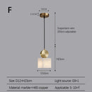 Axyaa Nordic LED Pendant Lamp: Modern Marble Chandelier for Bedroom, Kitchen, Dining Room