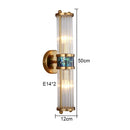 Modern Glass Rod Wall Lamp with LED Lighting for Home Decor by Axyaa