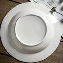 Axyaa Spiral Texture Western Dinner Plate Set — Deep Salad Bowl & Kitchenware