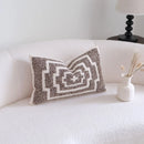 Axyaa Brown Geometric Cushion Cover for Home Decor - 45x45cm, 30x50cm
