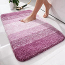 Axyaa Luxury Microfiber Bathroom Rug - Extra Soft, Thick & Non-Slip Plush Bath Mat
