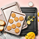 Axyaa Carbon Steel Non-Stick Baking Pan for Biscuit Pie Pizza Roast Cake Bakeware