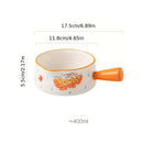 Axyaa Ceramic Kitchen Set: Sauce Boat, Finger Bowl, Pouring Pot, Guiding Bowl. Oven-Safe.
