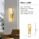 Axyaa Minimalist Nordic LED Wall Sconce for Home Decor and Ambiance