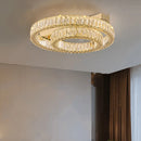 Axyaa Luxury Crystal Chandelier Pendant Light for Living Room Dining Room