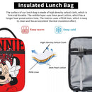 Axyaa Minnie Mouse Lunch Bag Insulated Cooler Thermal Bento Box School Office