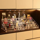 Axyaa Acrylic Desktop Perfume Shelf & Cosmetic Organizer Rack