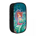 Axyaa Mermaid Double Layer Pencil Case | Large Capacity Stationery & Makeup Bag