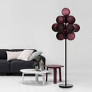 Axyaa Elegant Grape Glass Ball Floor Lamp for Home Decor Lighting