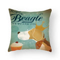 Funny Cartoon Cat & Dog Pillow Covers by Axyaa: Luxury Sofa Bed Decor Pillowcase