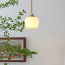Axyaa Brass Resin LED Pendant Light Luxury Modern Nordic Hanging Lamp
