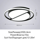 Axyaa Modern LED Ceiling Chandelier for Home Decor