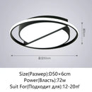 Axyaa Modern LED Ceiling Chandelier for Living and Dining Room Decor