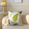 Axyaa Pastoral Flower Embroidery Pillowcase - Canvas Towel Sofa Cushion Cover