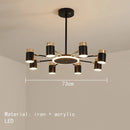 Axyaa LED Rotating Chandelier for Home and Hospitality Lighting