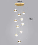 Axyaa Crystal Chandelier Set - Elegant Ceiling Lights for Home, Dining Room, Staircase