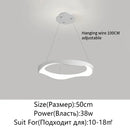 Axyaa Modern LED Ceiling Chandelier Pendant Lamp for Home Interior Decoration