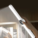 LED USB Rechargeable Magnetic Clock Desk Lamp by Axyaa: Stepless Dimming Night Light