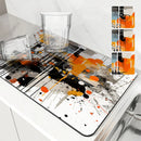 Axyaa Geometric Lines Absorbent Drying Mat