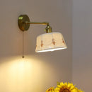 Axyaa Ceramic Hand-painted LED Wall Light Fixture for Modern Spaces
