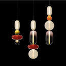 Axyaa Nordic Glass Chandelier: Stylish and Colorful Lighting for Home and Business