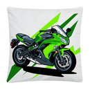 Axyaa Motorcycle Cartoon Plush Pillowcase Home Sofa Car Decor 45x45 cm