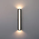 Axyaa 24W LED Wall Sconce, 37CM Aluminum Side Glow, Indoor/Outdoor Waterproof Light AC90-260V